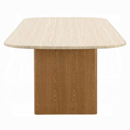 ACME Furniture - Lidi - Dining Table  - Brown & Natural - DN04755 view 3