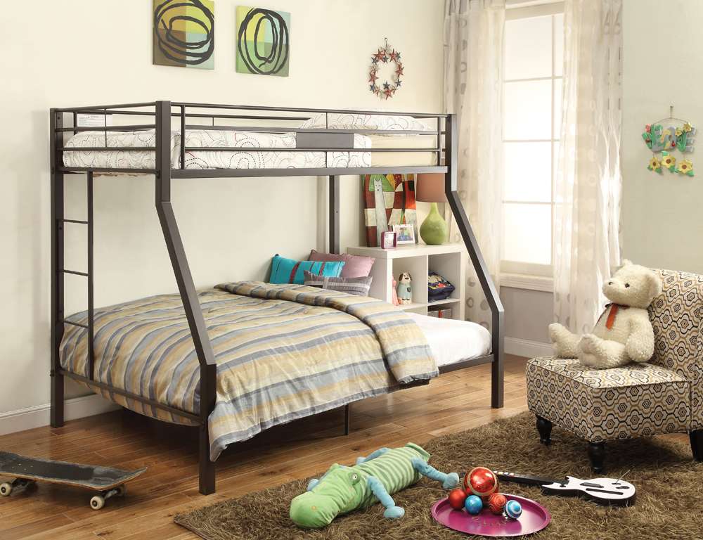 ACME Furniture - Limbra Bunk Bed - 37510 veiw 1
