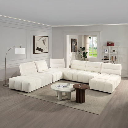 ACME Furniture - Loanna - Modular - Wedge - Beige Linen - LV04043 view 7