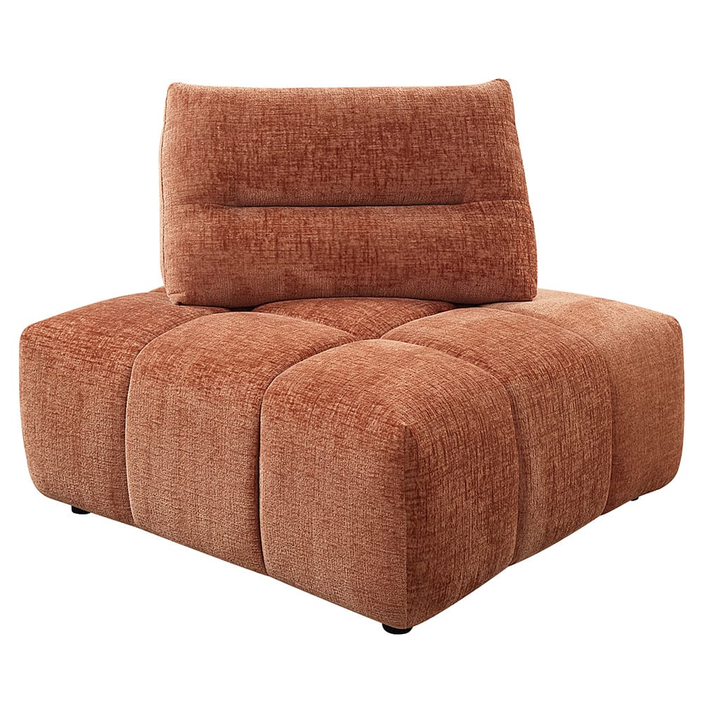 ACME Furniture - Loanna - Modular - Wedge - Coral Red  Linen - LV04053 view 1