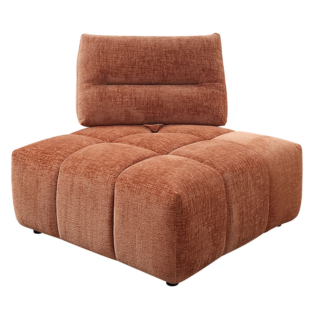 ACME Furniture - Loanna - Modular - Wedge - Coral Red  Linen - LV04053 view 2