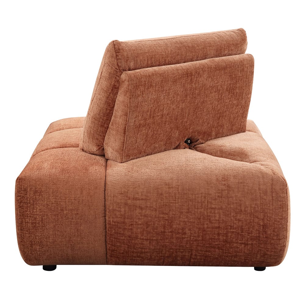 ACME Furniture - Loanna - Modular - Wedge - Coral Red  Linen - LV04053 view 3