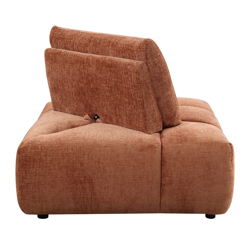 ACME Furniture - Loanna - Modular - Wedge - Coral Red  Linen - LV04053 view 6