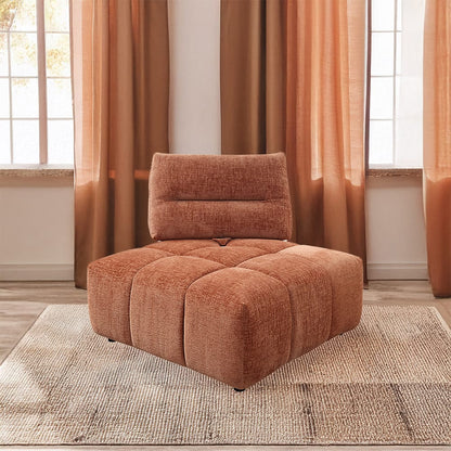 ACME Furniture - Loanna - Modular - Wedge - Coral Red  Linen - LV04053 view 9