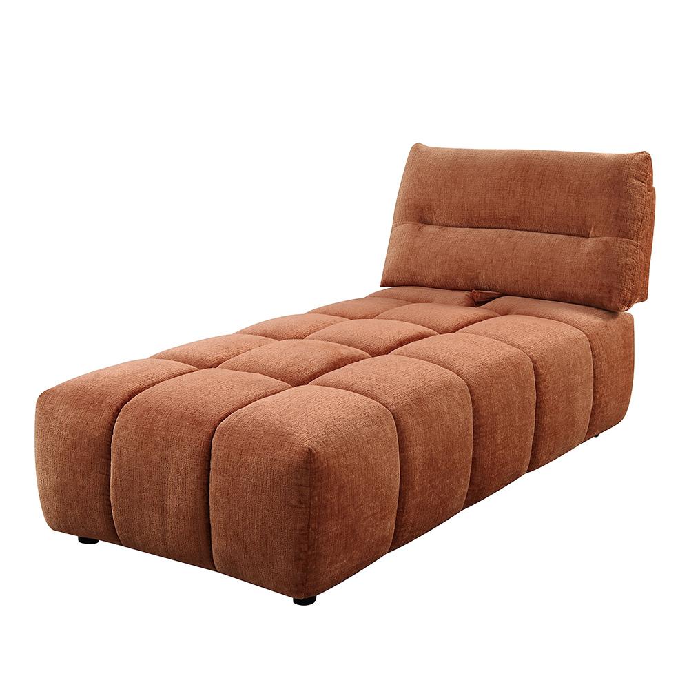 ACME Furniture - Loanna Moludar - Chaise - Coral Red Linen - LV04051 view 2