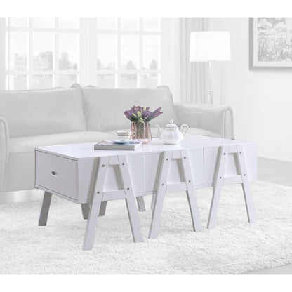 ACME Furniture - Lonny - Convertible Coffee Table - White - 84155 view 1