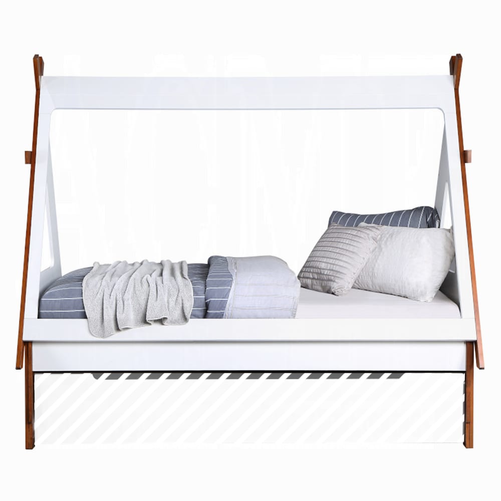 ACME Furniture - Loreen Twin Bed - Oak & White - BD01287T view 2