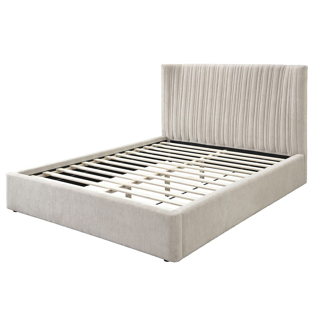 ACME Furniture - Loren - Queen Bed - Beige Linen - BD04572Q view 1