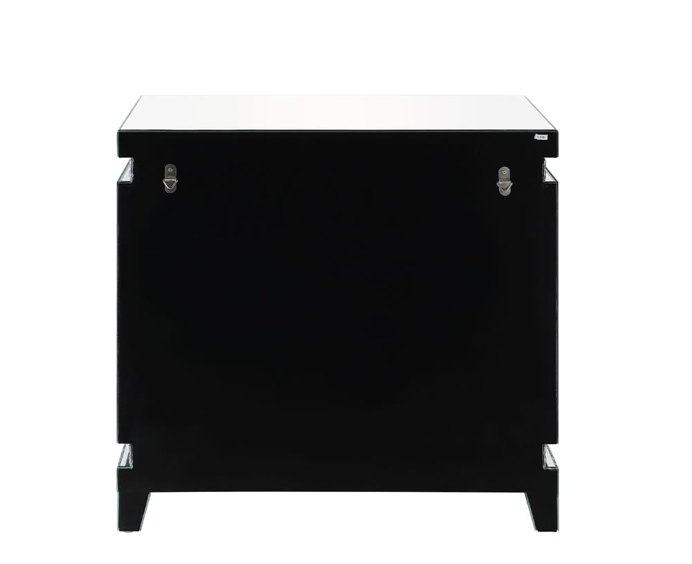 ACME Furniture - Lotus - Console Table - Mirrored, Faux Ice Cube Crystals - 97811 view 3