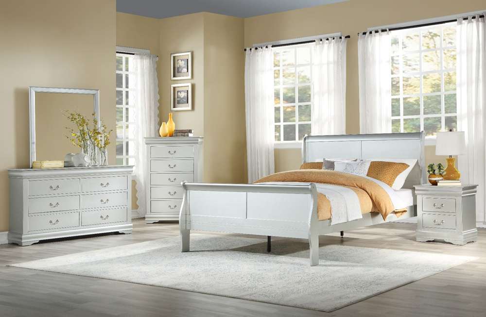 ACME Furniture - Louis Philippe Eastern King Bed - 26727EK view 4