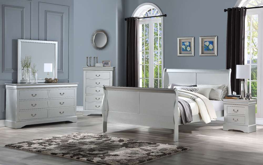 ACME Furniture - Louis Philippe III Eastern King Bed - 26697EK veiw 4