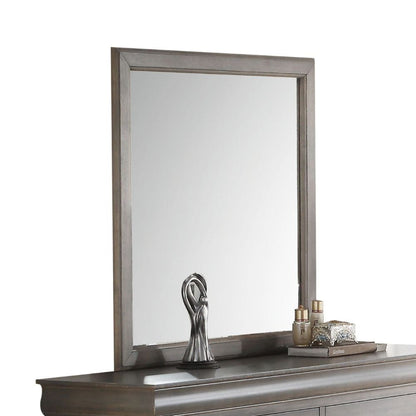 ACME Furniture - Louis Philippe III - Mirror - Antique Gray - 25504 view 2