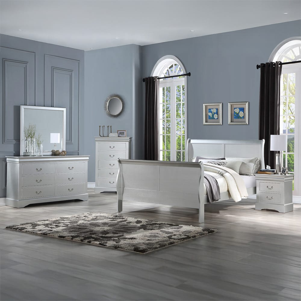 ACME Furniture - Louis Philippe III - Mirror - Platinum - 26704 view 7