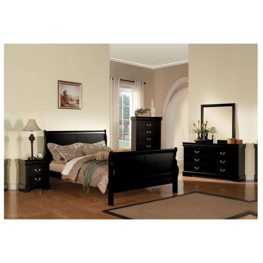 ACME Furniture - Louis Philippe III Queen Bed - 19500Q veiw 2
