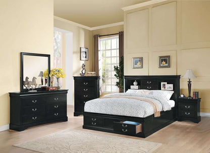 ACME Furniture - Louis Philippe III Queen Bed w/Storage - 24390Q veiw 1