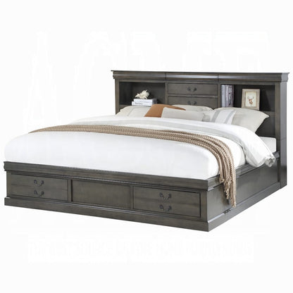ACME Furniture - Louis Philippe III Queen Bed w/Storage - 24930Q view 2