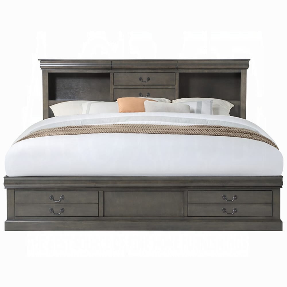 ACME Furniture - Louis Philippe III Queen Bed w/Storage - 24930Q view 3