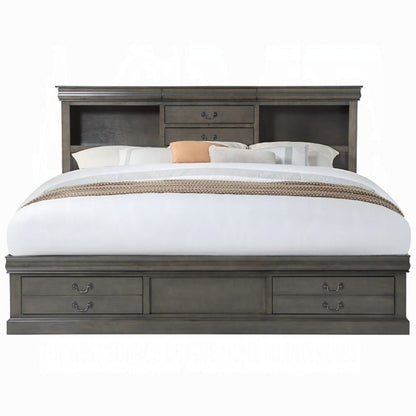 ACME Furniture - Louis Philippe III Queen Bed w/Storage - 24930Q view 3