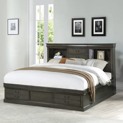 ACME Furniture - Louis Philippe III Queen Bed w/Storage - 24930Q view 5