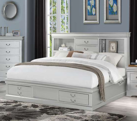 ACME Furniture - Louis Philippe III Queen Bed w/Storage - 24920Q veiw 1