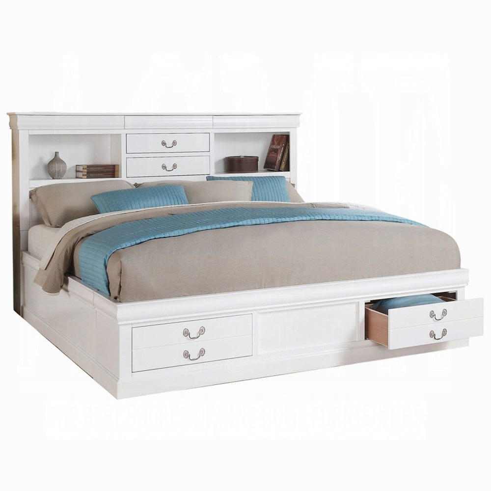 ACME Furniture - Louis Philippe III Queen Bed w/Storage - 24490Q view 1