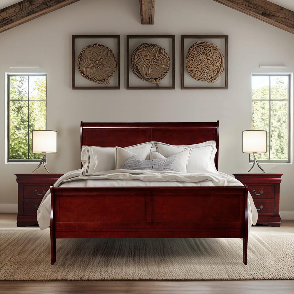 ACME Furniture - Louis Philippe - Twin Bed - Cherry - 23760AT view 7
