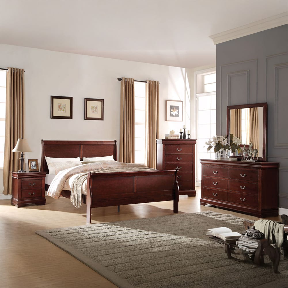 ACME Furniture - Louis Philippe - Twin Bed - Cherry - 23760AT view 8