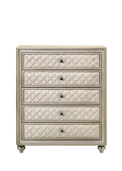 ACME Furniture - Lucienne Chest - Beige Velvet - BD02339 veiw 2