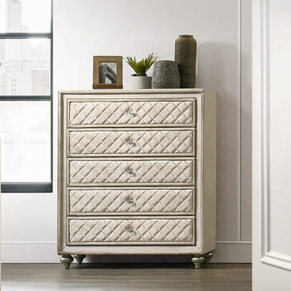 ACME Furniture - Lucienne Chest - Beige Velvet - BD02339 veiw 9