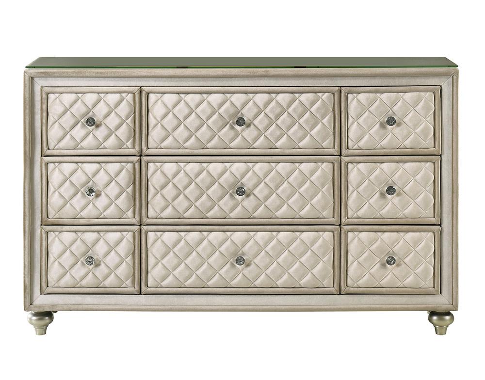 ACME Furniture - Lucienne Dresser - Beige Velvet - BD02338 veiw 2