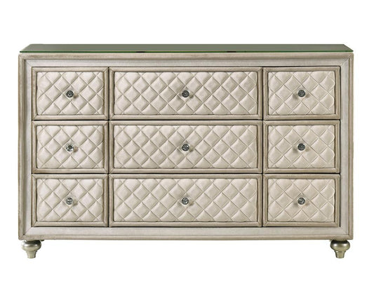 ACME Furniture - Lucienne Dresser - Beige Velvet - BD02338 veiw 2