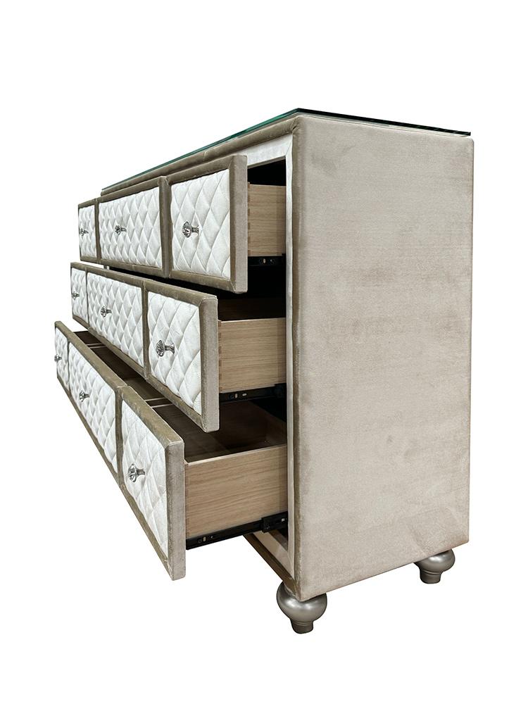 ACME Furniture - Lucienne Dresser - Beige Velvet - BD02338 veiw 9