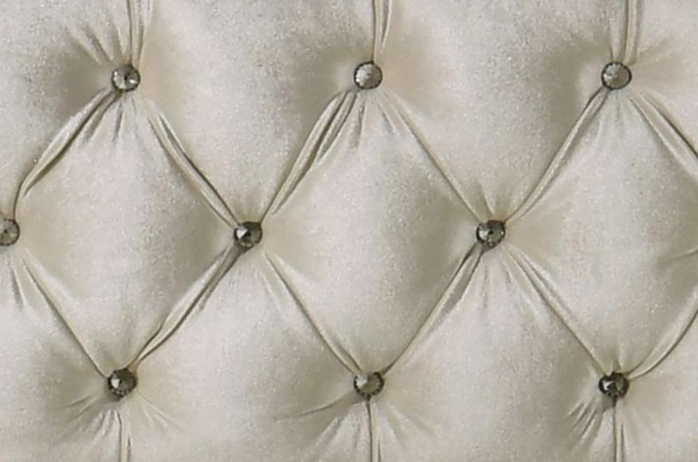 ACME Furniture - Lucienne Queen Bed w/LED - Beige Velvet - BD02335Q view 5