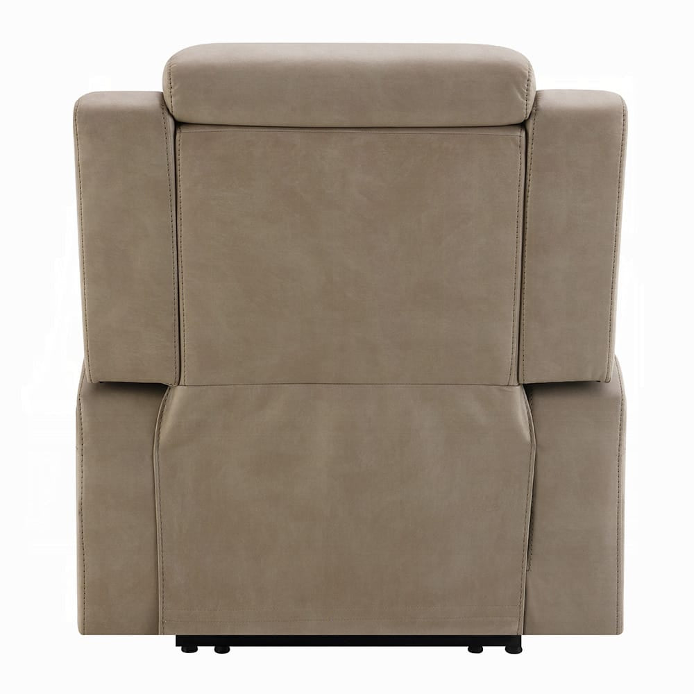 ACME Furniture - Lugo - Power Motion Recliner w/Cup Holder - Camel Leather Aire - LV02832 view 4
