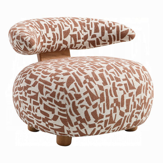 ACME Furniture - Lynn - Accent Chair - Brown Pattern Fabric - AC02678 view 1