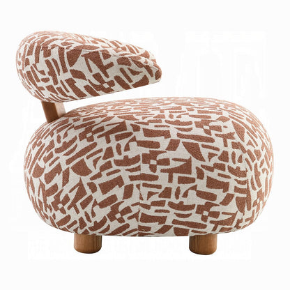 ACME Furniture - Lynn - Accent Chair - Brown Pattern Fabric - AC02678 view 3