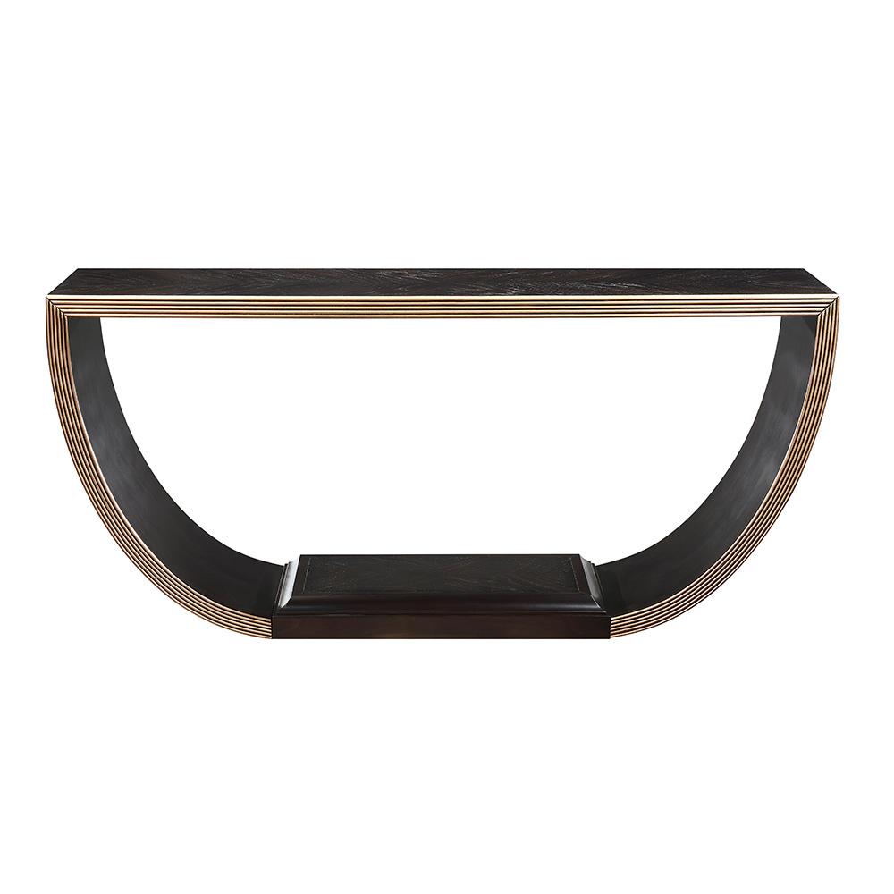 ACME Furniture - Maceo Console Table - Black & Gold Finish - AC01924 veiw 3