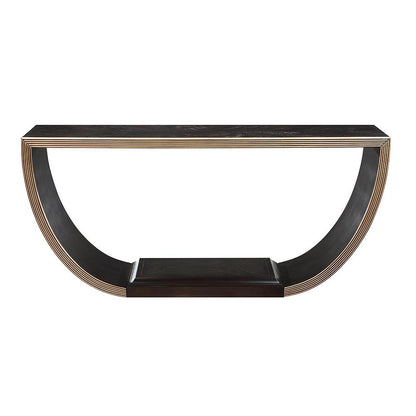 ACME Furniture - Maceo Console Table - Black & Gold Finish - AC01924 veiw 3