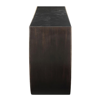 ACME Furniture - Maceo Console Table - Black & Gold Finish - AC01924 veiw 4