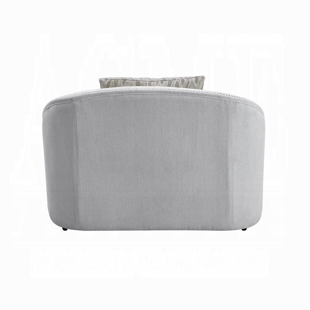 ACME Furniture - Mahler Chair w/2 Pillows - Beige Linen - LV00580 view 3