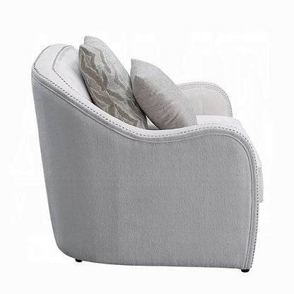 ACME Furniture - Mahler Loveseat w/4 Pillows - Beige Linen - LV00579 view 3
