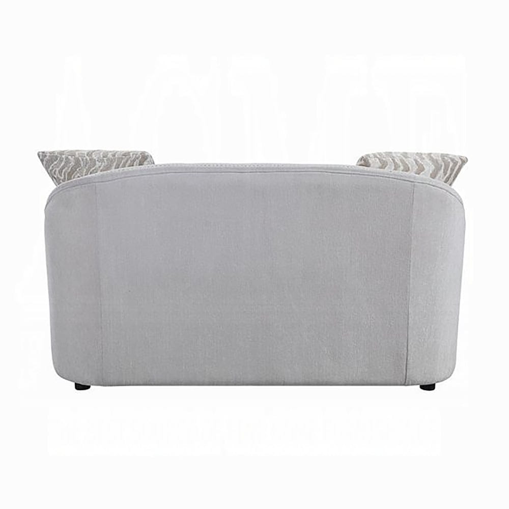 ACME Furniture - Mahler Loveseat w/4 Pillows - Beige Linen - LV00579 view 4