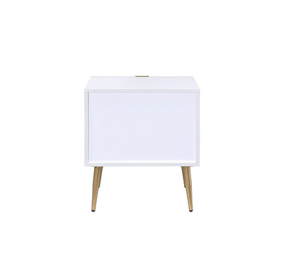 ACME Furniture - Maisey II - Nightstand - White & Gold - 97671 view 5