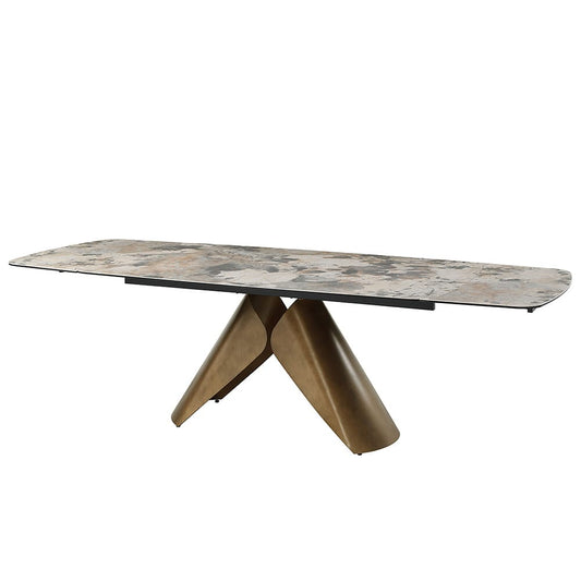 ACME Furniture - Malika - Dining Table - Ceramic Top & Copper Cross Brushed  - DN03595 view 1