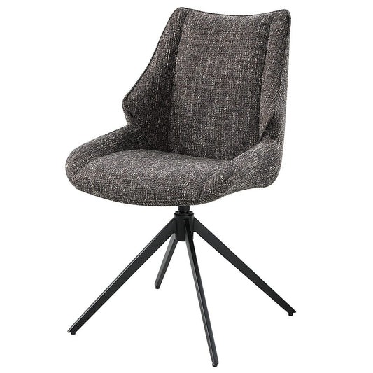 ACME Furniture - Malika - Side Chair wSwivel (Set of 2) - Brown Chenille - DN03596 view 1