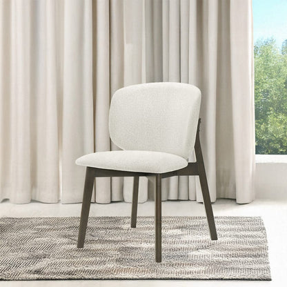 ACME Furniture - Mallin - Side Chair (Set of 2) - Gray Chenille & Walnut  - DN03656 view 5