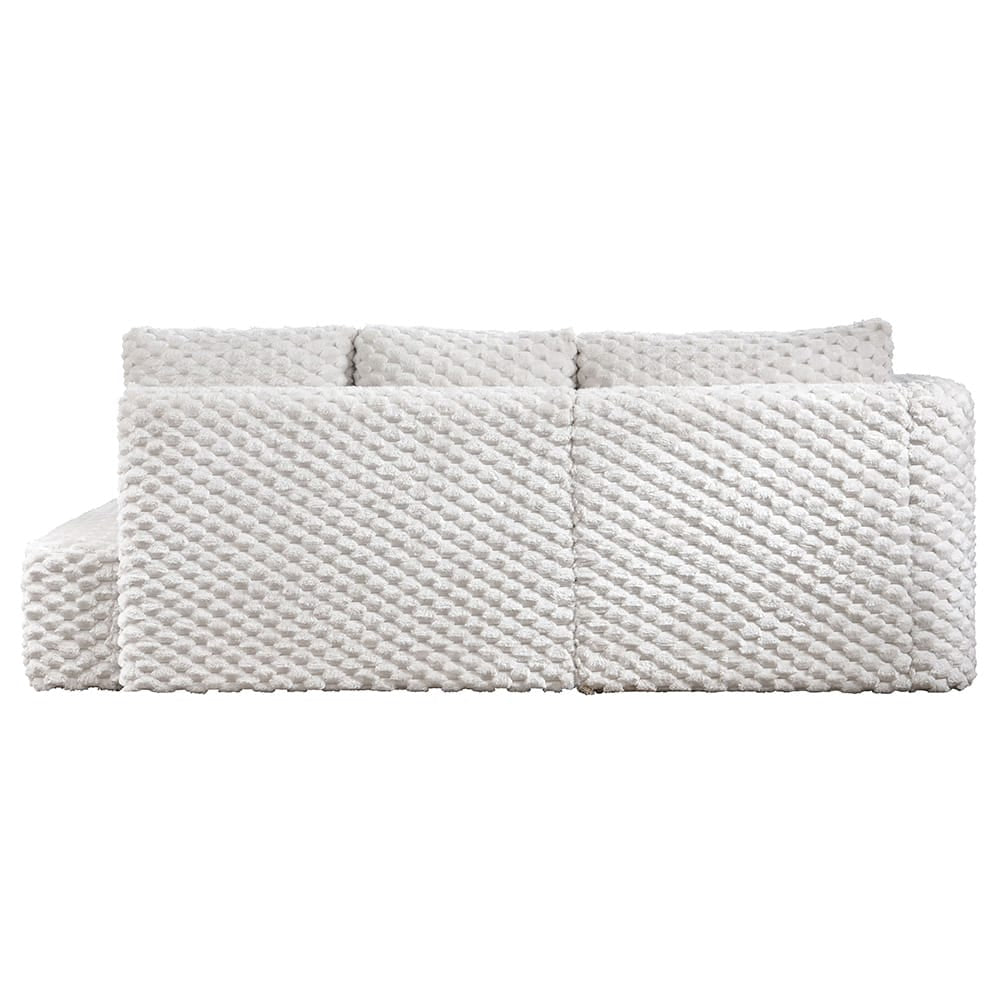 ACME Furniture - Manya - Sectional Sofa - Ivory Corduroy - LV04260 view 4
