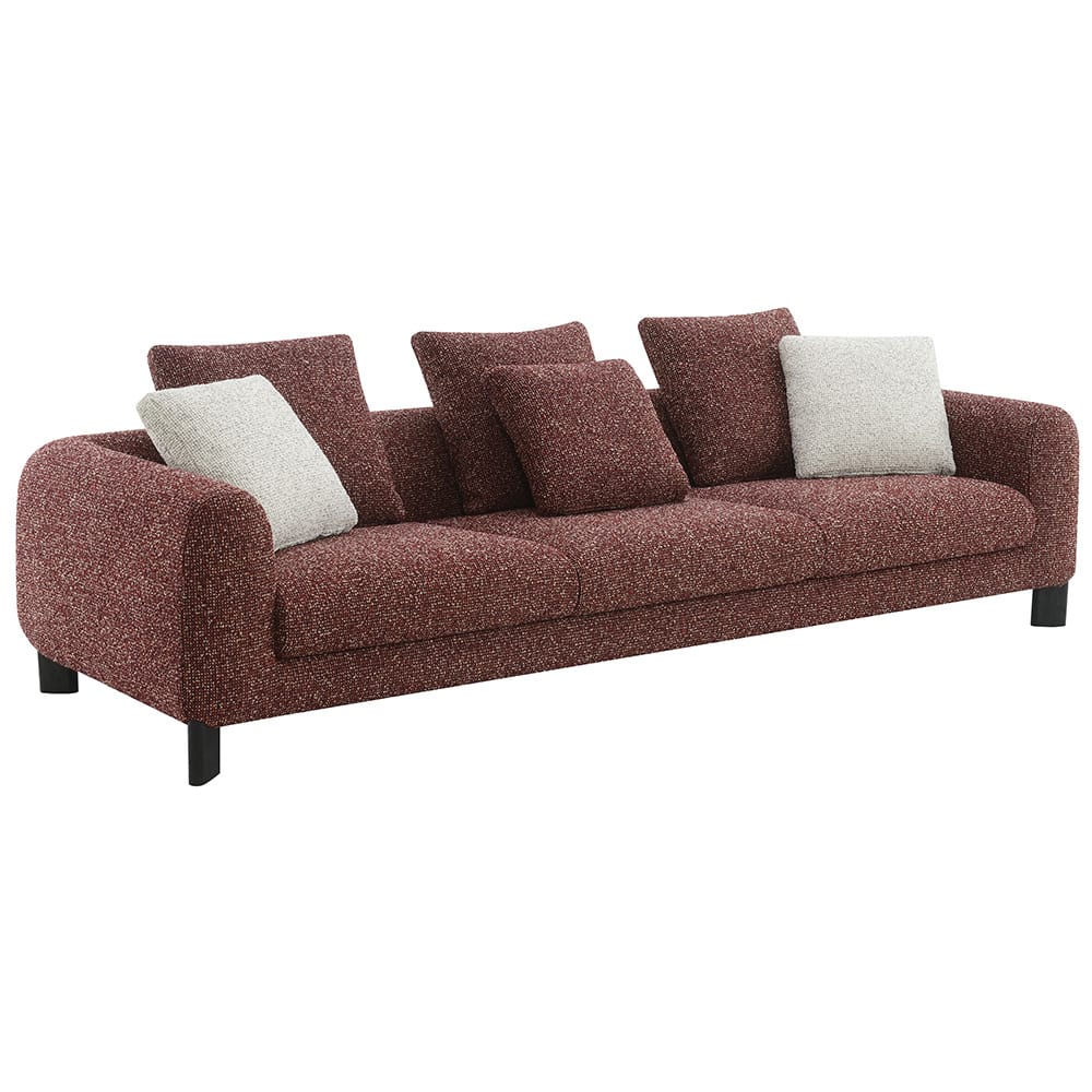 ACME Furniture - Mardi - Sofa w/6 Pillows - Maroon Tweed - LV04290 view 1