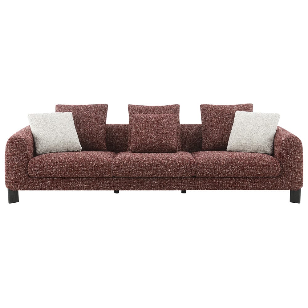 ACME Furniture - Mardi - Sofa w/6 Pillows - Maroon Tweed - LV04290 view 2