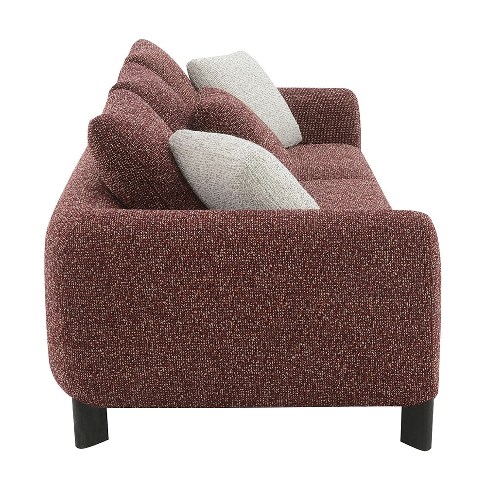 ACME Furniture - Mardi - Sofa w/6 Pillows - Maroon Tweed - LV04290 view 3